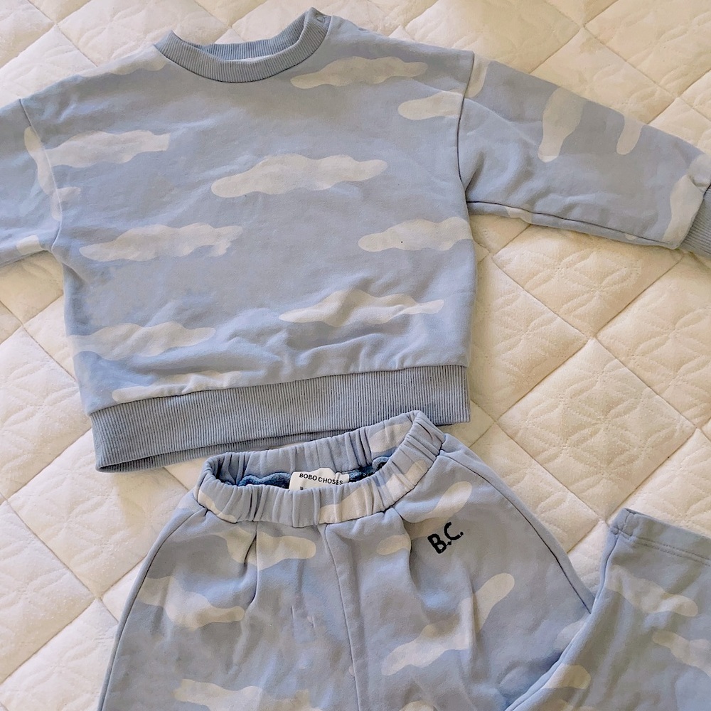 Bobo choses toddler sweatshirt and sweatpants set